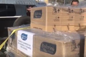 VIDEO | Ballerina envía camión cargado de shampoo para la U