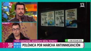 Bienvenidos fue lo más denunciado al CNTV por entrevista a Movimiento Social Patriota