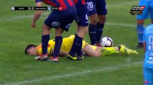 VIDEO | Arquero de Iberia convulsiona en pleno partido ante San Marcos