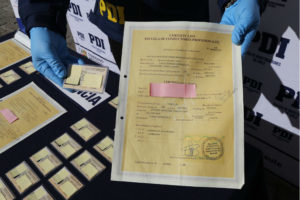 Talca: 38 personas detenidas por portar licencias de conducir falsas