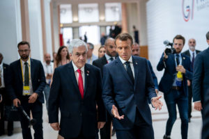 El video en que Macron le reclama a Piñera por Jair Bolsonaro