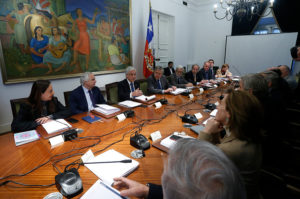 Presidente Piñera encabeza cuarto consejo de Gabinete del año