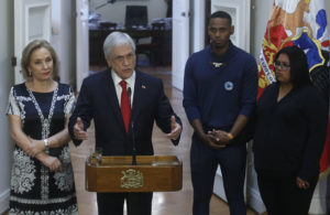 Presidente Piñera recibió a padres de bebé muerto por “bala loca” en La Pintana