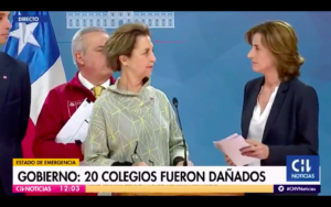 VIDEO | El incómodo silencio de Marcela Cubillos en conferencia en La Moneda
