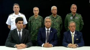 Ecuador: Lenin Moreno acusa intento de golpe de Estado de Correa y Maduro