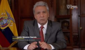 Ecuador: Presidente Lenin Moreno declara estado de excepción