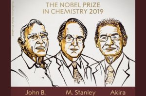 Premian con el Nobel de Química a quienes desarrollaron la batería de litio