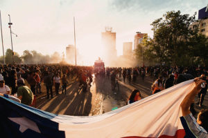 Un mes en Plaza Italia, la zona cero del estallido social en Chile