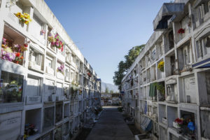 Día de Todos los Santos: Baja afluencia de público en el Cementerio General