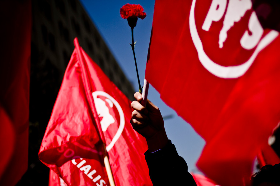 militantes del PS