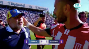 El fuerte cruce entre Maradona y la 