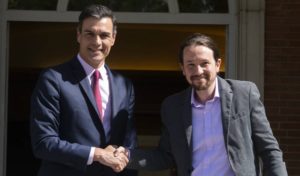España: acuerdo entre Pedro Sánchez y Pablo Iglesias deja al líder de Podemos como vicepresidente del Gobierno