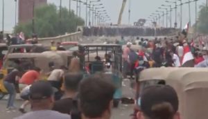 Protestas en Irak que piden 