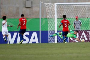 Julio Fierro, arquero de la sub 17: 