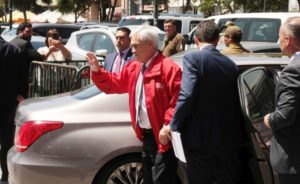 Presidente Piñera y los incendios en Valparaíso: 