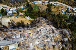 Supuesto responsable de incendio en Rocuant fue damnificado por la emergencia