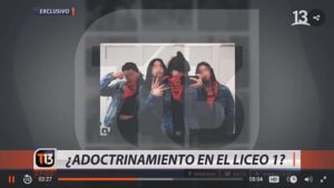 Corte de Apelaciones confirma sanción contra Canal 13 por nota sobre adoctrinamiento en Liceo 1