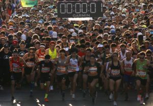 Maratón de Santiago fue aplazada para mayo por el plebiscito