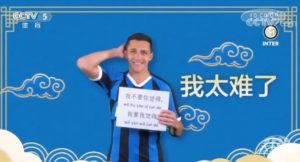 VIDEO | Alexis Sánchez se luce hablando en chino en spot del Inter de Milán