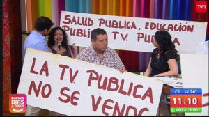 FOTOS + VIDEO | Trabajadores de TVN irrumpen en el estudio del Buenos Días A Todos