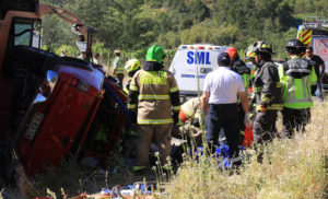 Accidente vehicular dejó un fallecido y cuatro personas heridas en Copiapó