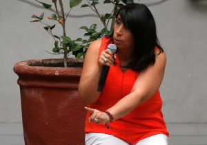 Karla Rubilar y cita de Desbordes con la oposición: 