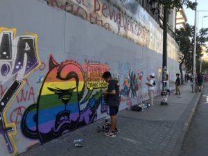FOTOS | El GAM fue nuevamente intervenido por artistas callejeros