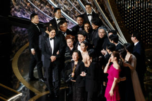 Parasite hizo historia y fue la gran ganadora de los Premios Oscar
