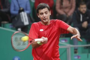 Tomás Barrios cayó ante Mikael Ymer en el arranque de la serie entre Suecia y Chile