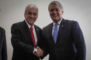 Presidente Sebastián Piñera asiste al cambio de mando en Uruguay