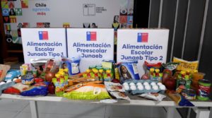 Junaeb pide a apoderados esperar el aviso de los colegios para retirar las canastas de alimentos