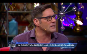 La razón por la que Pancho Saavedra no habla de su matrimonio con la prensa
