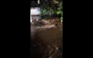 Rotura en cuatro matrices de agua afectan a Providencia y Ñuñoa