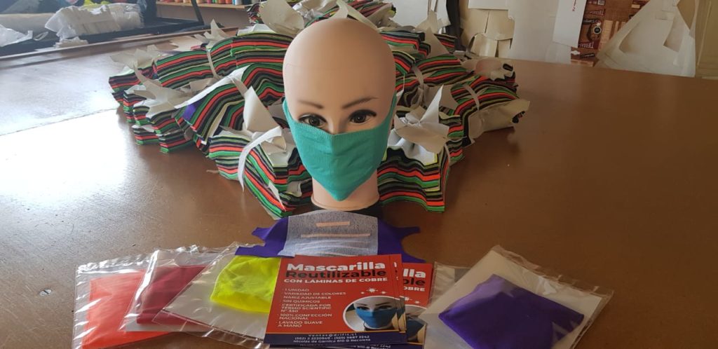 mascarillas de cobre