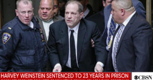 Harvey Weinstein fue aislado en la cárcel tras dar positivo por coronavirus