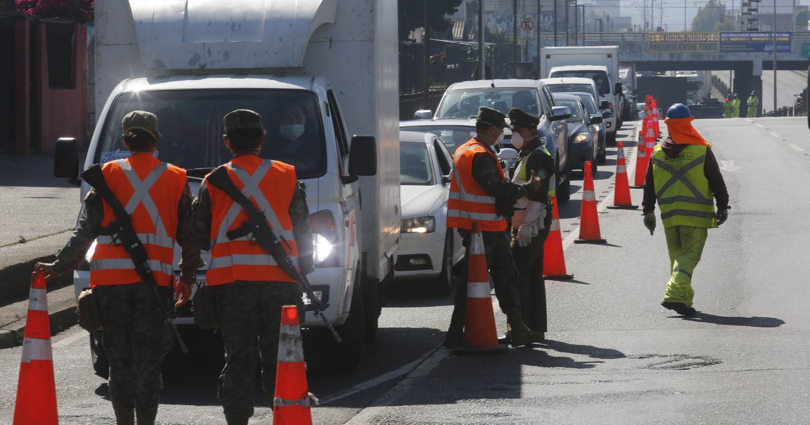 mapas y límites comunas en cuarentena