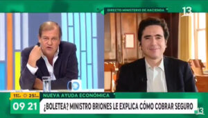 La calmada respuesta de Briones a Francisco Vidal en pleno despacho en vivo