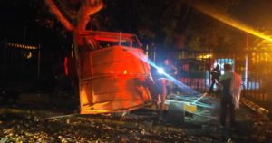 Sujetos fueron detenidos por fuerte explosión en cajero automático de Providencia