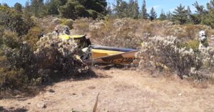 Combatía incendio forestal en el Maule: un fallecido tras caída de helicóptero