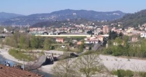 Confinamiento evita una tragedia en Italia: se derrumbó puente