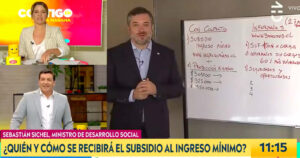 VIDEO | La reacción del ministro Sichel ante inesperado fail de JC Rodríguez