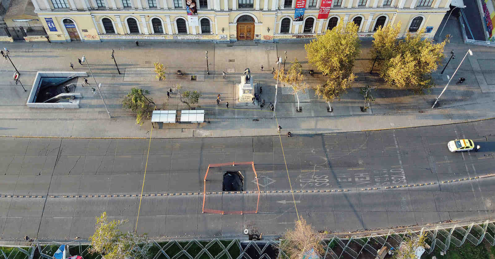 socavón alameda