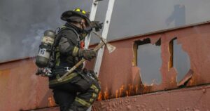 Bomberos protesta a nivel nacional por recorte presupuestario de 3.750 millones