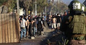 Manifestaciones y protestas en medio de cuarentena en Santiago