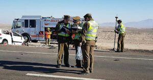 Accidente vehicular dejó un saldo de dos fallecidos en la comuna del Tiltil