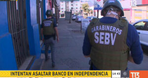 Operativo policial en Independencia por sujeto armado al interior de un banco