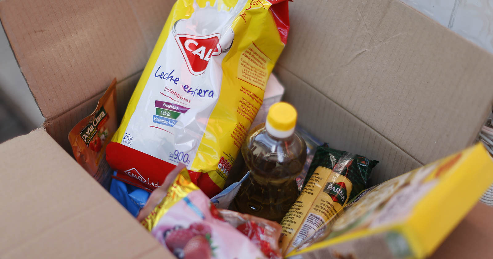 Cadem cajas alimentos