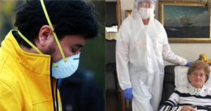 La polémica que protagonizó Rodolfo Carter por regalarle traje sanitario a Raquel Argandoña