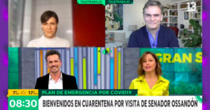 Matinales en cuarentena tras positivo por COVID-19 del senador Ossandón