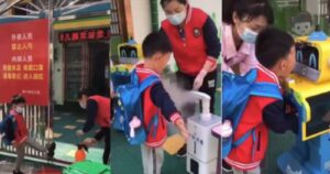 VIDEOS | Así volvieron al colegio los niños en China